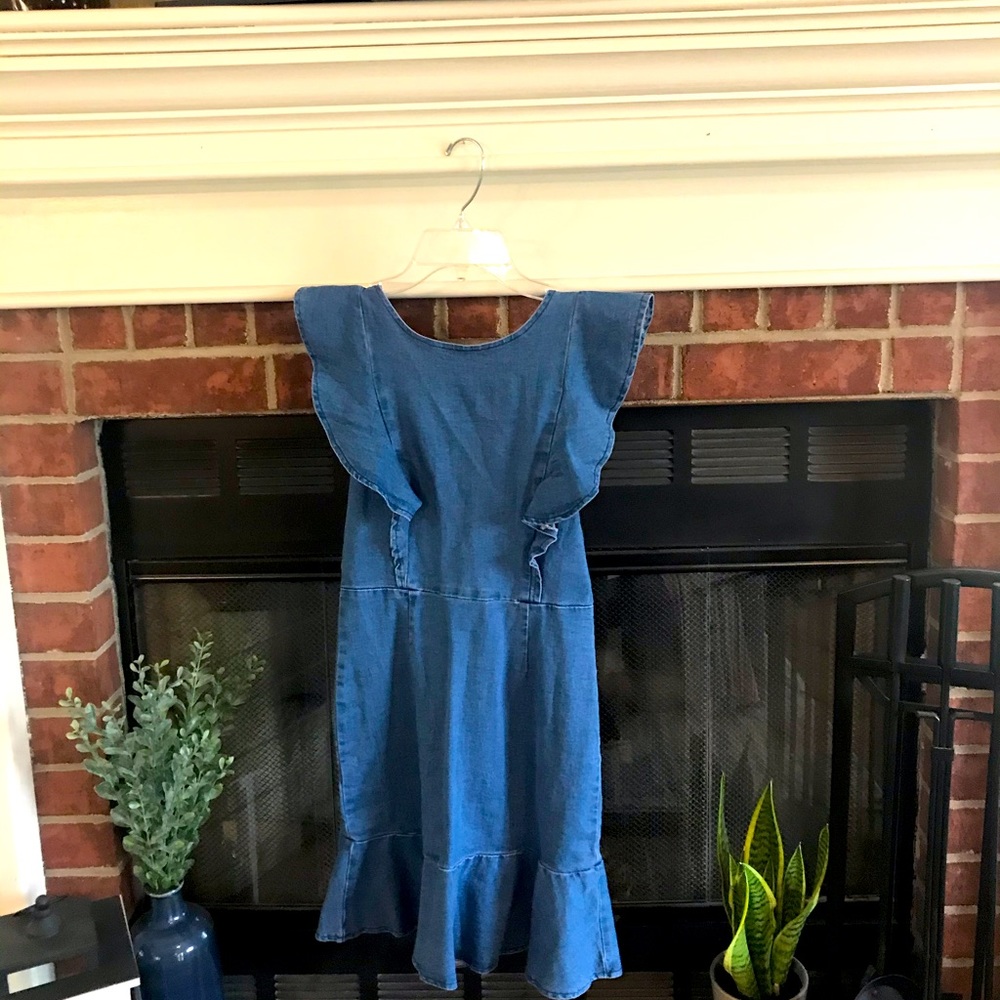 Denim dress. Adorable for summer. Never worn